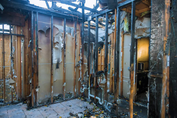 Professional Emergency Fire Cleanup technician working in Perry Hall, MD